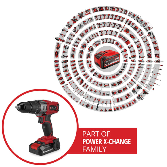 Einhell Cordless Impact Drill TE-CD 18/2 Li-i +22 (1x2,5 Ah) - image 03