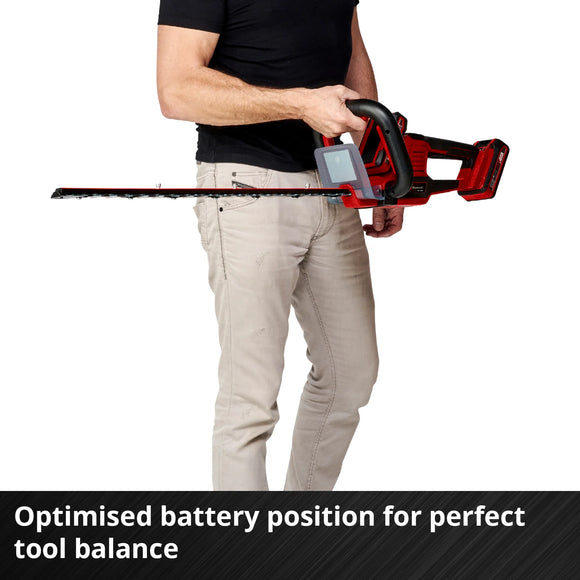 Einhell Cordless Hedge Trimmer GE-CH 36/61 Li-Solo - image 06