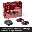 Einhell Cordless Impact Drill TE-CD 18/2 Li-i +64 (2x2,0 Ah) - image 05