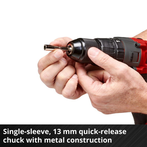 Einhell Cordless Impact Drill TE-CD 18/2 Li-i +64 (2x2,0 Ah) - image 07
