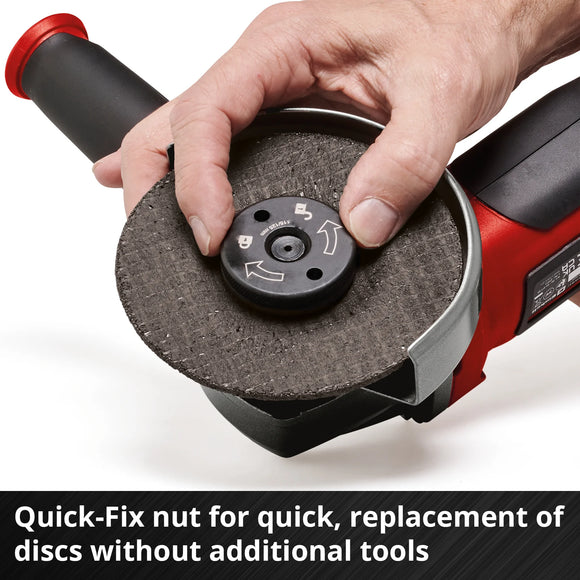 Einhell Cordless Angle Grinder TE-AG 18/115 Q Li Solo - image 09