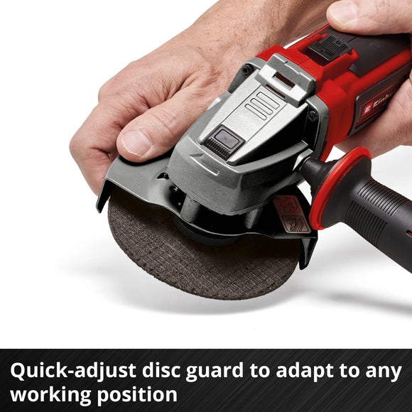 Einhell Cordless Angle Grinder TE-AG 18/115 Q Li Solo - image 10