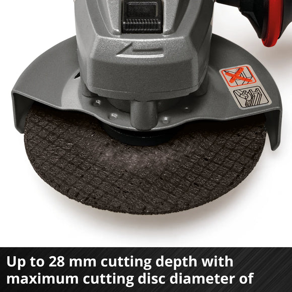 Einhell Cordless Angle Grinder TE-AG 18/115 Q Li Solo - image 11