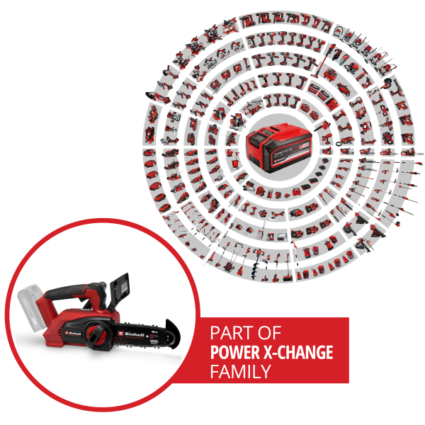 Einhell Cordless Chain Saw Fortexxa 18/20TH + 4Ah Starter Kit