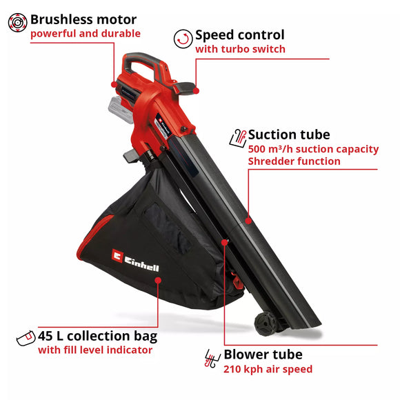 Einhell Cordless Leaf Vacuum VENTURRO 18/210