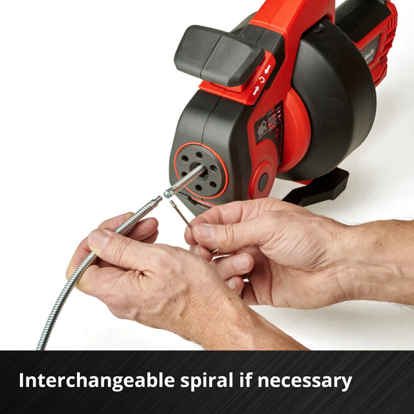 Einhell Cordless Drain Cleaner TE-DA 18/760 Li Solo - image 10
