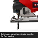Einhell PROFESSIONAL Cordless Jig Saw TP-JS 18/135 Li BL - Solo - image 09