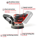 Einhell PROFESSIONAL Cordless Rotating Sander TP-RS 18/32 Li BL - Solo - image 04