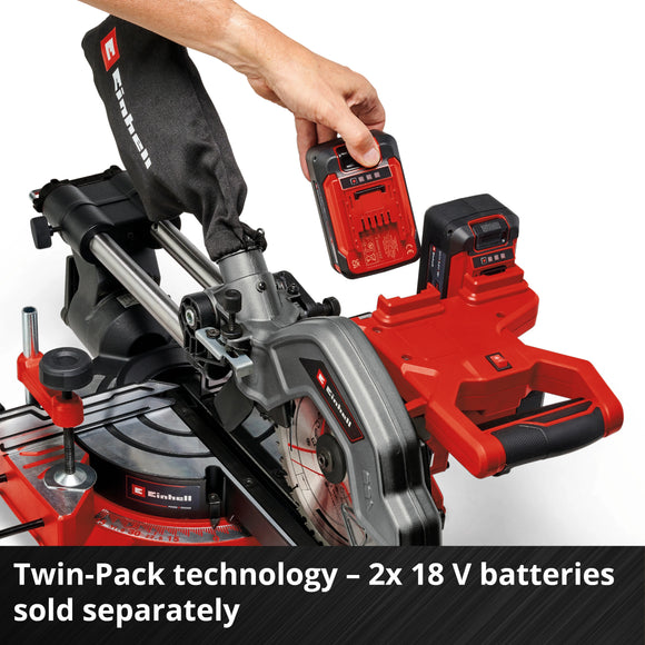 Einhell Cordless Sliding Mitre Saw TE-SM 36/8 L Li-Solo - image 06