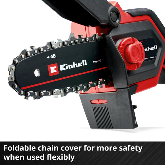 Einhell Cordless Pruning Chain Saw GE-PS 18/15 Li BL-Solo - image 08