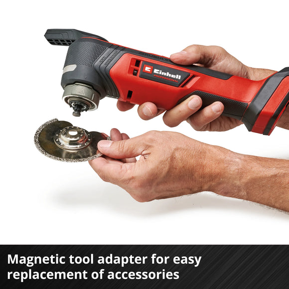 Einhell PROFESSIONAL Cordless Multifunctional Tool TP-MG 18 Li BL - Solo - image 09