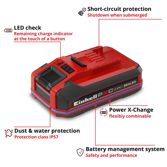 Einhell Battery PXC+ 18V 4,0Ah Sealed - image 04