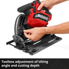 Einhell PROFESSIONAL Cordless Plunge Cut Saw TP-PS 18/165 Li BL - Solo - image 09