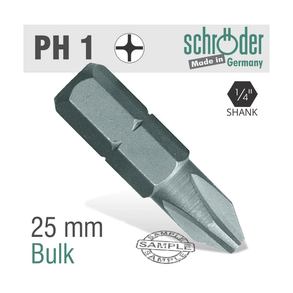 Schroder Phil No. 1 x 25mm Classic Bit - image 01