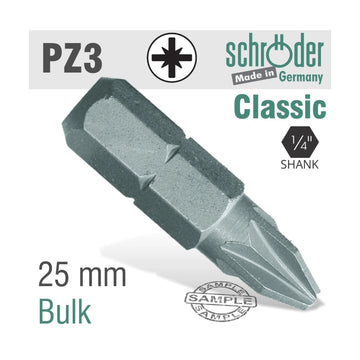 Schroder Pozi No. 3 x 25mm Classic Bit - image 01