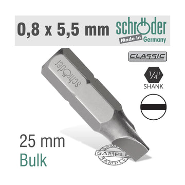 Schroder Slotted Bit 0.8 x 5.5 25mm - image 01