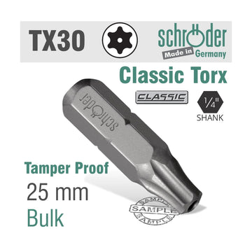 Schroder Torx Tamper Resistant T30 25mm - image 01