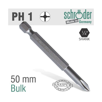 Schroder Phillips No. 1 x 50mm Classic Power Bit - image 01