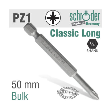 Schroder Pozi No. 1 x 50mm Classic Power Bit - image 01