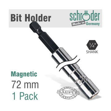 Schroder Magnetic Bit Holder 72 x 11.1mm 1 Pack - image 01