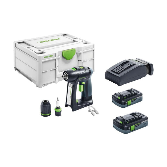 Festool Cordless Drill C18 HPC 4.0 I-Pl - image 01