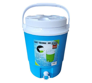 image of Seagull 7.6L Thermal Jug with Spout and Tap Blue