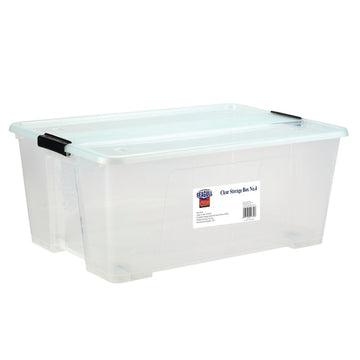 image of Seagull Clear Storage Box No.4 73L
