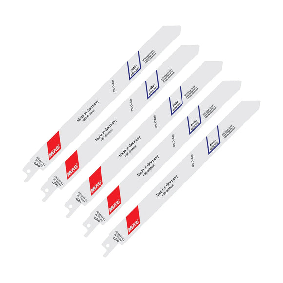 MPS Sabre Saw Blade Bi-Metal 210mm 25 TPI 5 Pack - image 01