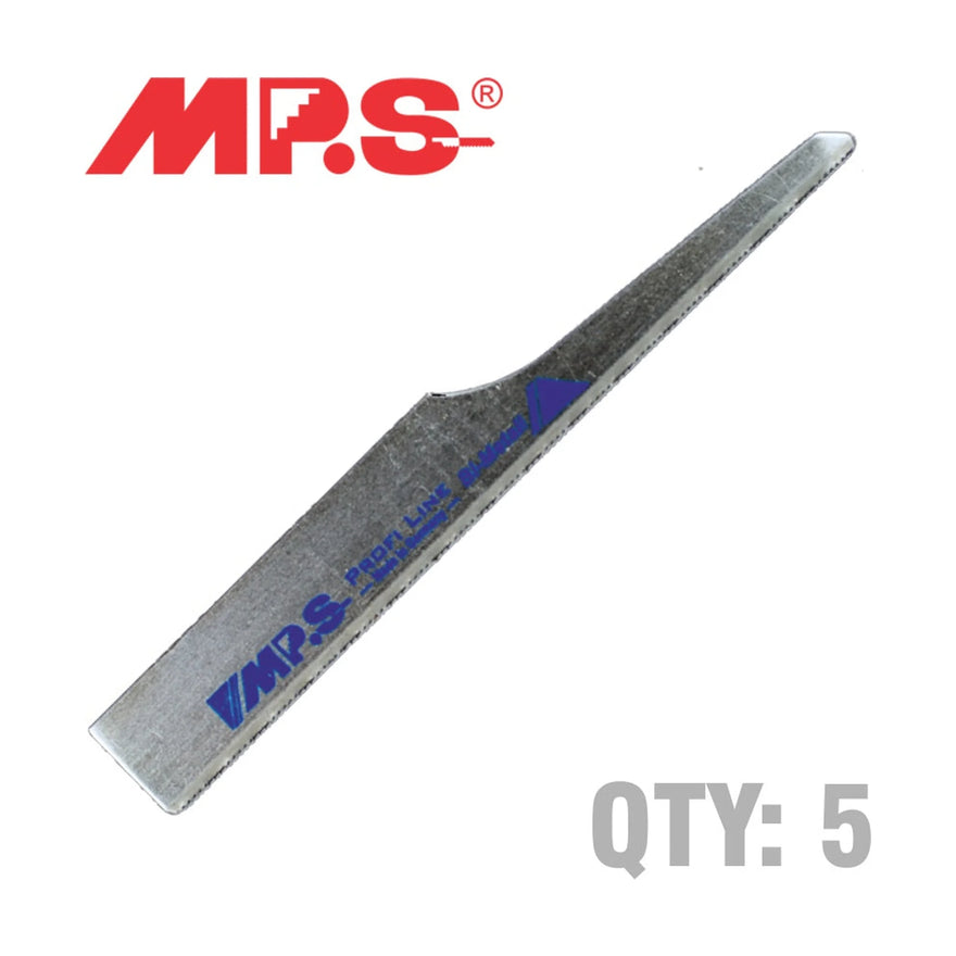 MPS Jigsaw Blade for Airtool 2mm - 2.5mm 5 Pack 18 TPI Body Saw - image 01
