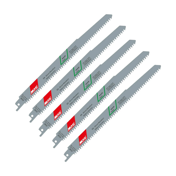 MPS Sabre Saw Blade 210mm 7 TPI 5 Pack Wood Clean Cut S2345X - image 01