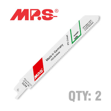 MPS Sabre Saw Blade 10 TPI 150 x 130mm Metal 2 Pack - image 01