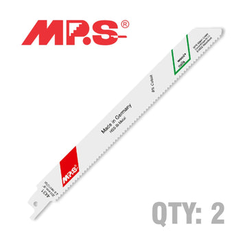 MPS Sabre Saw Blade 10 TPI 200 x 180mm Metal 2 Pack - image 01