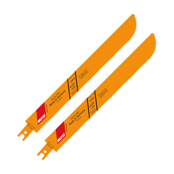 MPS Sabre Saw Metal & Wood 230mm Multicutter U-Shank 14 TPI 2 Pack - image 01