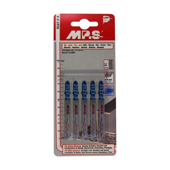 MPS Jigsaw Blade T-Shank 75mm Metal 18 TPI T118EF - image 01
