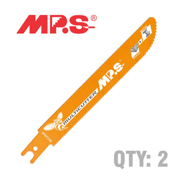 MPS Sabre Saw Metal & S/S 150mm Multicutter U-Shank 14 & 18 TPI 2 Pack - image 01
