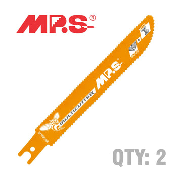 MPS Sabre Saw Metal & Wood 150mm Multicutter U-Shank 10 & 14 TPI 2 Pack - image 01