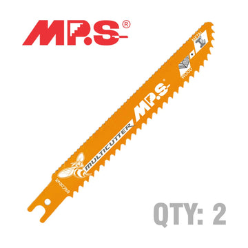 MPS Sabre Saw Softwood 150mm Multicutter U-Shank 6 & 10 TPI 2 Pack - image 01