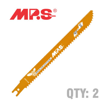 MPS Sabre Saw Softwood 200mm Multicutter U-Shank 6 & 10 TPI 2 Pack - image 01
