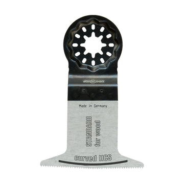 MPS Oscillating CV Curved Saw Blade Wood 65mm Hcs Starlock - image 01