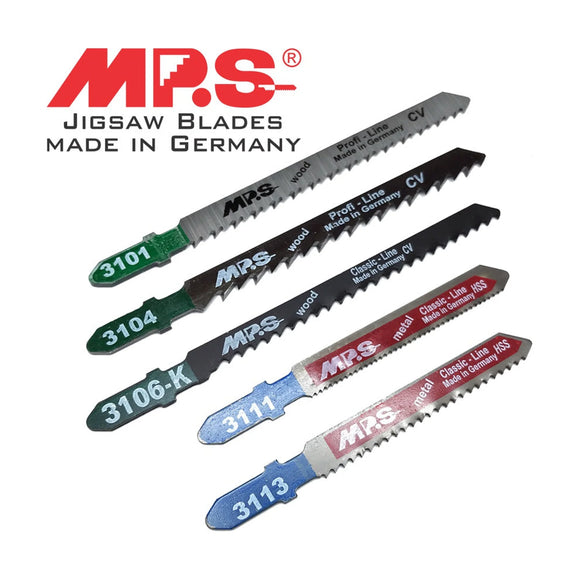 MPS Jigsaw Blade Box Set 10 Piece 3 x 3101 3 x 3104 2 x 3106 - K 1 x 3111 1 x 3113 - image 01
