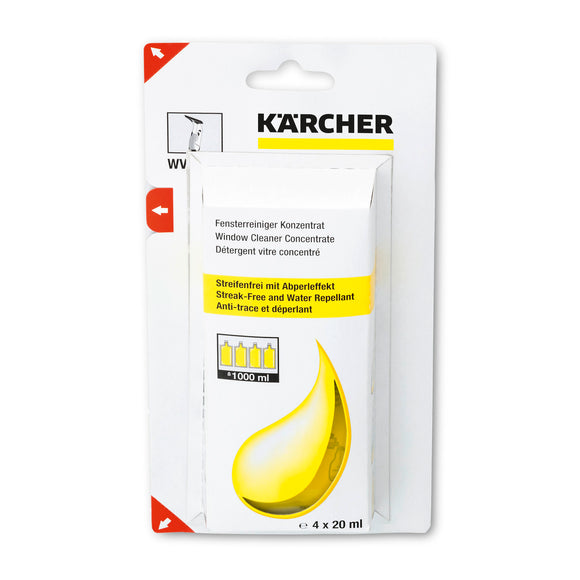 Karcher Window cleaner concentrate (4 x 20ml) - WV 50