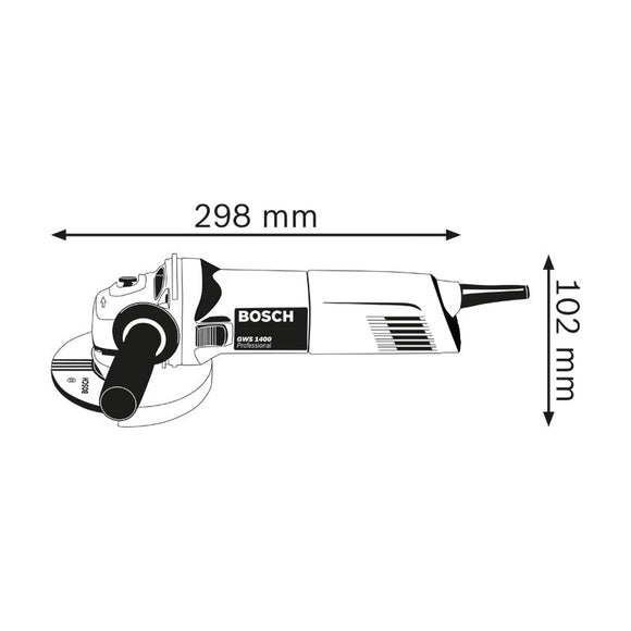 Bosch Small Angle Grinder GWS 1400 - image 03