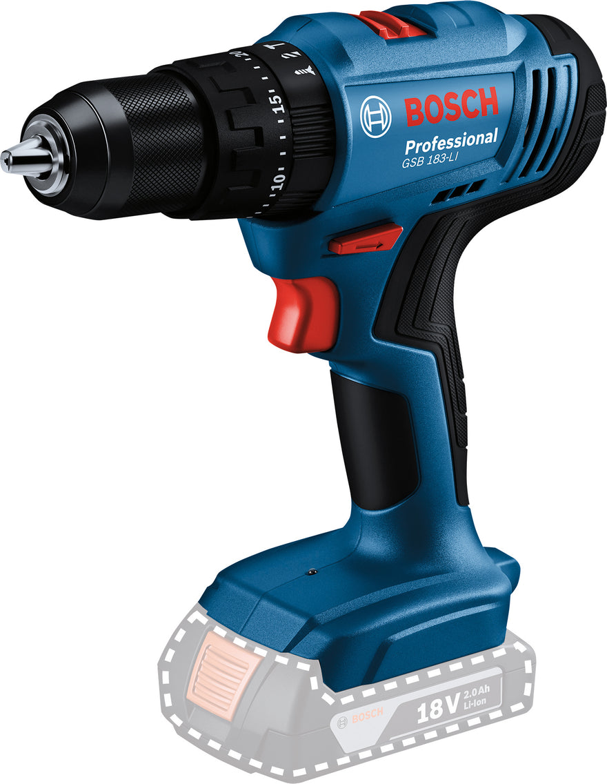 Bosch Cordless Impact Drill GSB 183-LI - 0
