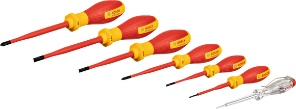 Bosch VDE Screwdriver Set 7pc (SL/PH)