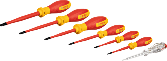 Bosch VDE Screwdriver Set 7pc (TX)