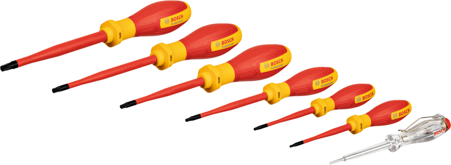 Bosch VDE Screwdriver Set 7pc (TX)