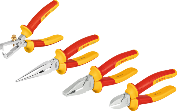 Bosch VDE Plier Set 4pc
