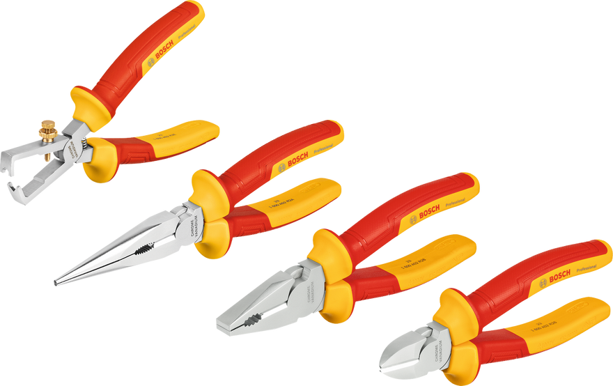 Bosch VDE Plier Set 4pc