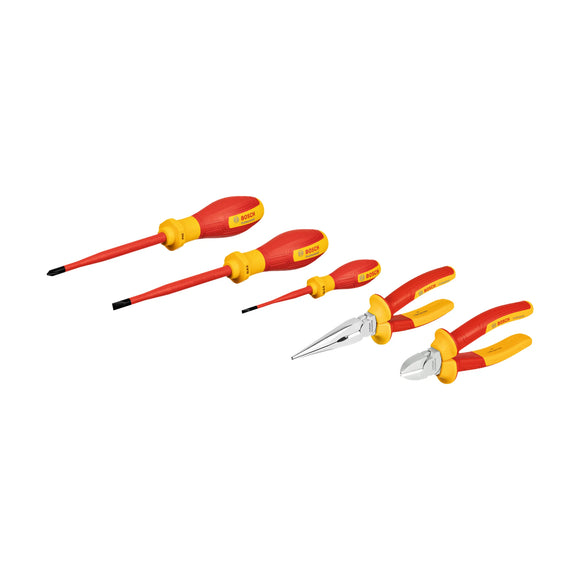 Bosch VDE Mixed Set 5pc (Pliers and Screwdrivers) - image 01