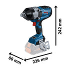 Bosch Cordless Impact Wrench GDS 18V-1600 HC Solo excl Battery & Charger - image 02